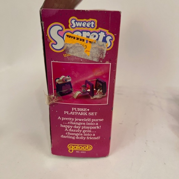 Vintage 1985 Sweet Secrets‎ Purse Playpark #4603 Galoob Incomplete With Box Read - Picture 7 of 16